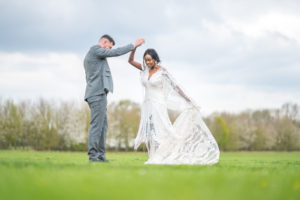 Newlyweds at Applewood Hall