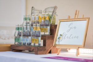 Wedding gin station