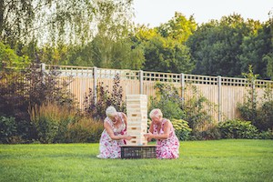 Garden games at Applewood Hall