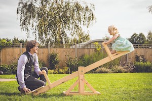 Rustic Seesaw at Applewood Hall