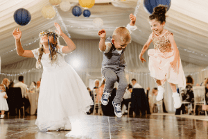 Let children enjoy the dance floor