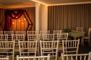 Licensed wedding ceremony room at Applewood Hall