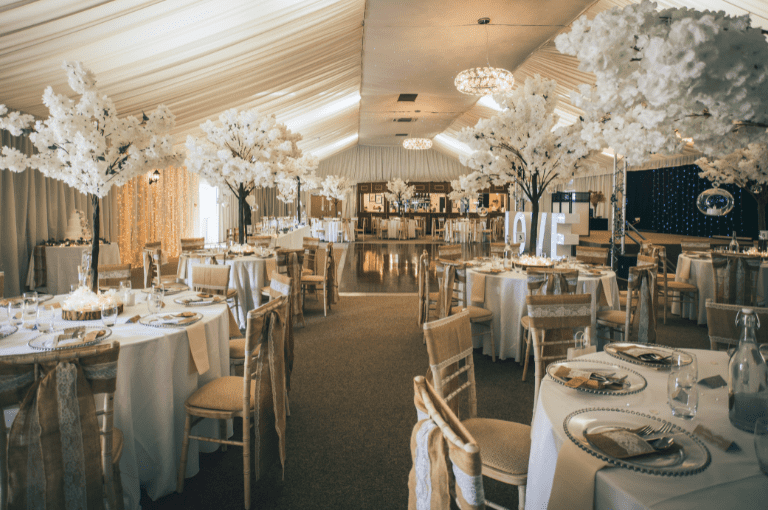 Wedding venue decor specialist